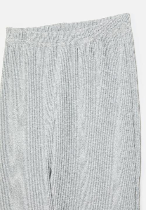 Pop Candy - Wide leg pants-grey