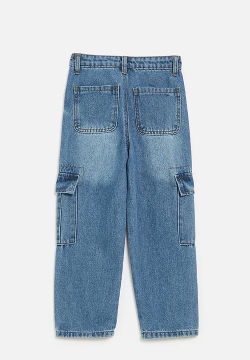 Pop Candy - Utility jeans-blue
