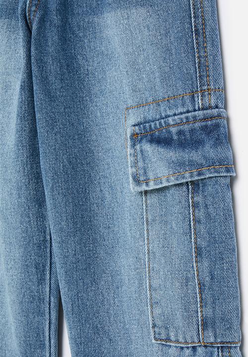 Pop Candy - Utility jeans-blue