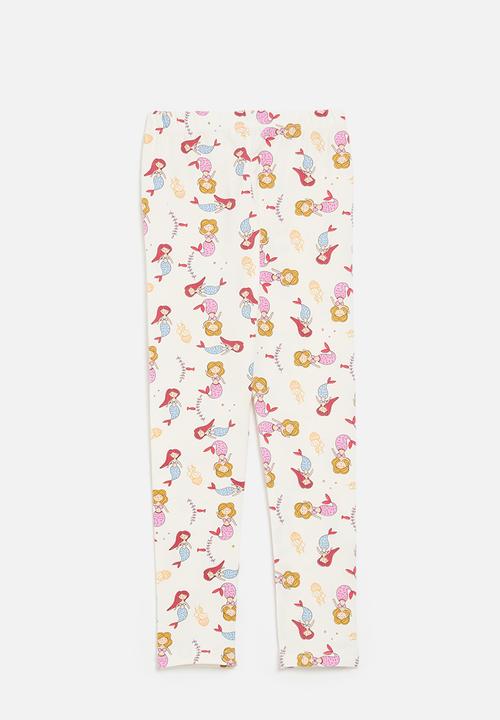 Pop Candy - Printed leggings - ecru
