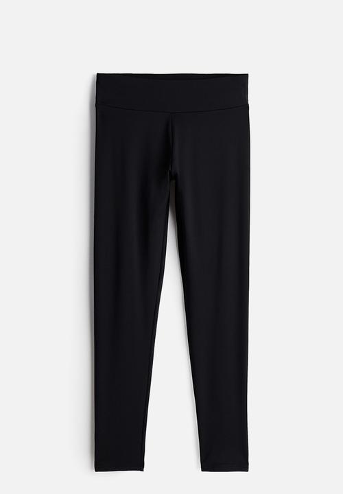 H&M - Microfibre leggings - black