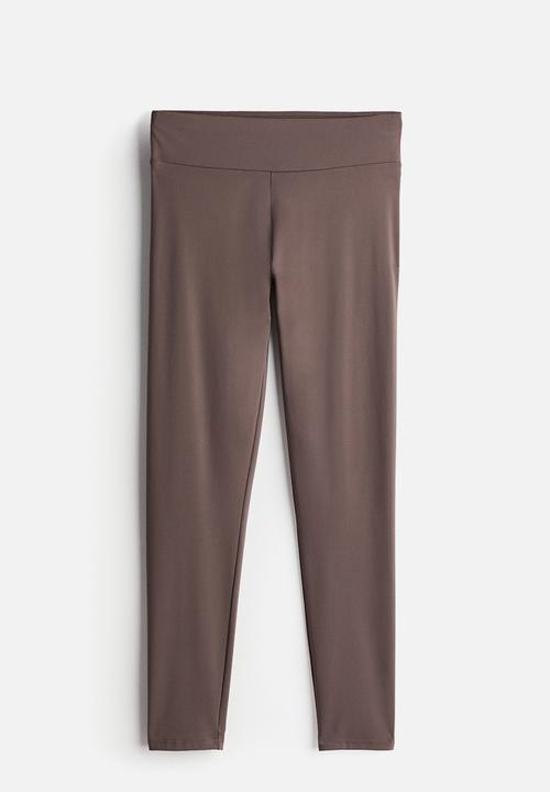 H&M - Microfibre leggings - beige