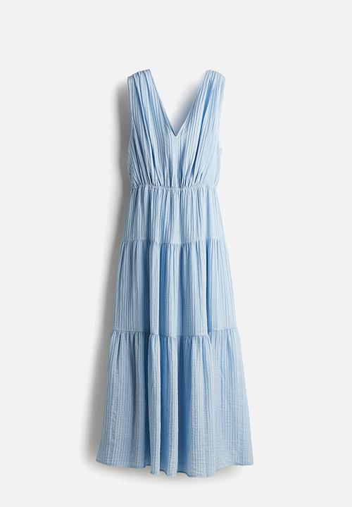 H&M - Tiered dress - blue