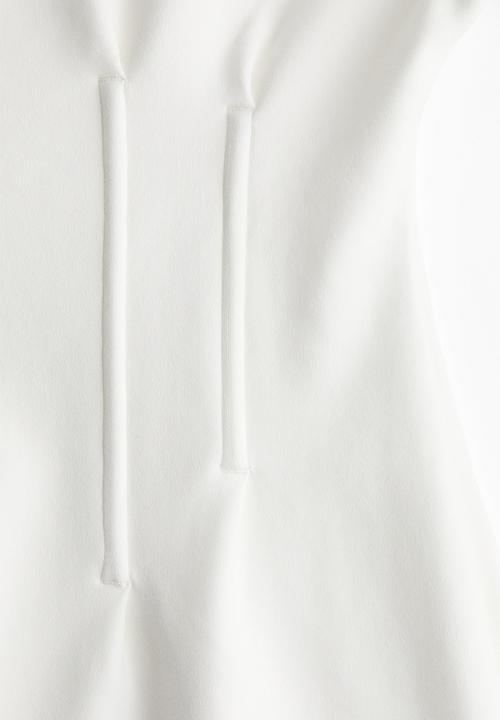 H&M - Waisted T-shirt - white