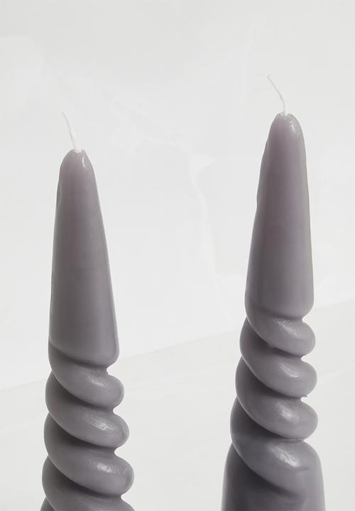 Sixth Floor - Set 2 Candle Twisted - Lilac