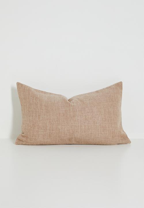 Hertex Fabrics - Rose traveller cushion cover - Natural