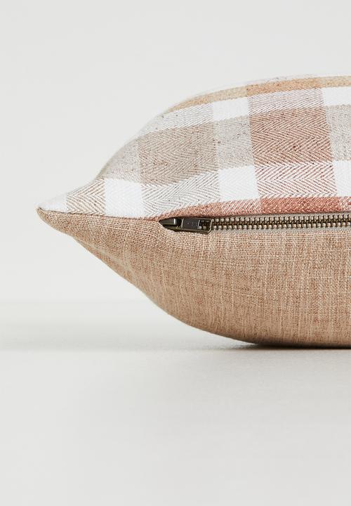 Hertex Fabrics - Rose traveller cushion cover - Natural
