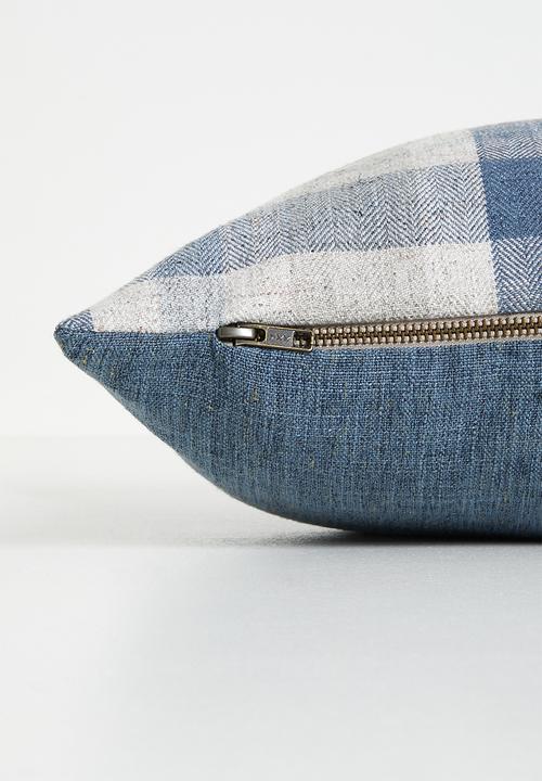 Hertex Fabrics - La med traveller cushion cover - blue