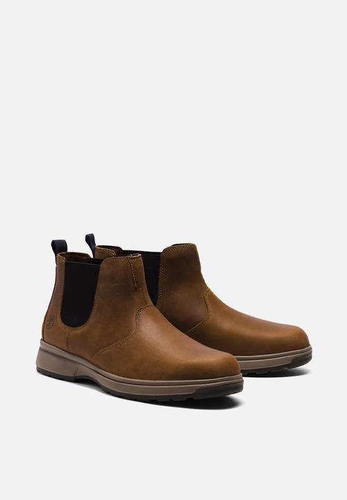 Timberland - Atwells Ave Mid Chelsea Boot - Brown leather