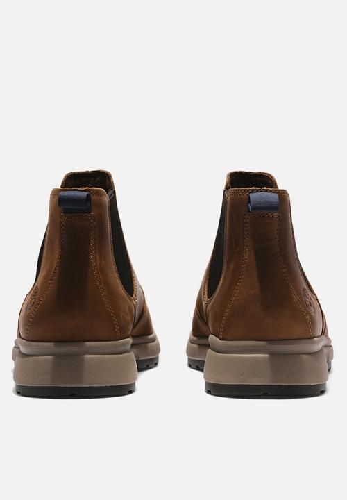 Timberland - Atwells Ave Mid Chelsea Boot - Brown leather