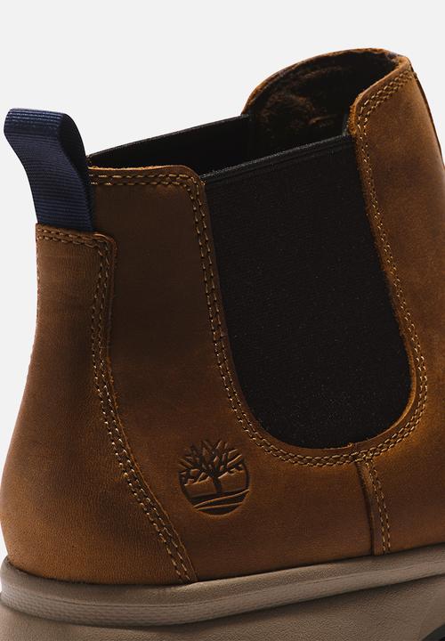 Timberland - Atwells Ave Mid Chelsea Boot - Brown leather