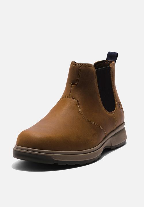 Timberland - Atwells Ave Mid Chelsea Boot - Brown leather