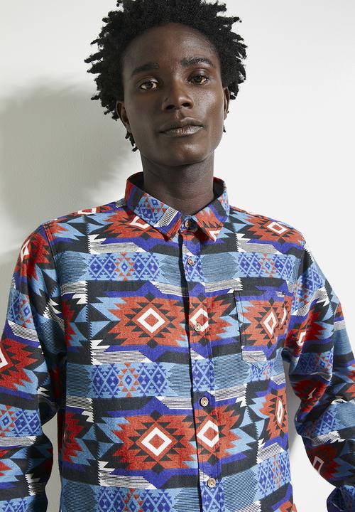 Brave Soul - Shirts - Blue Combo