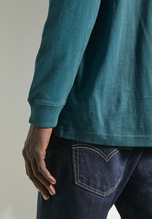 Tommy Hilfiger - Tjm Reg Badge Long sleeve Tee - Deep Seawater
