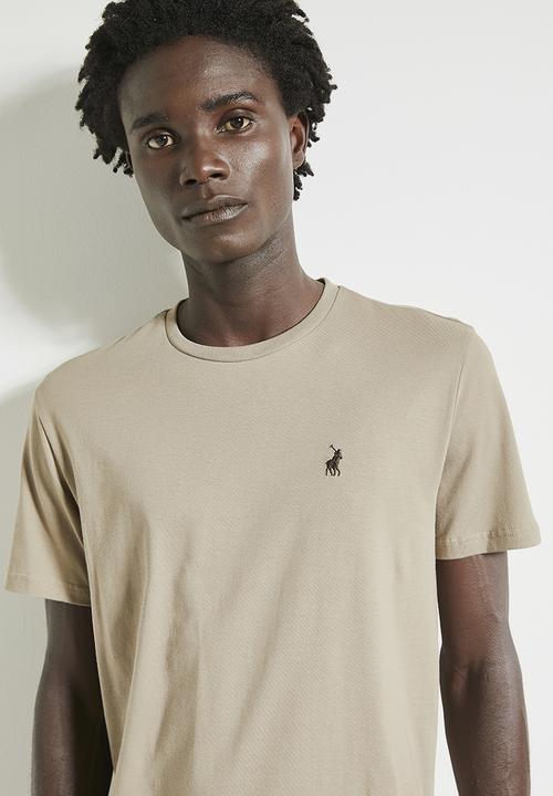 POLO - Mens Essential Crew Neck Short Sleeve Tee - Taupe