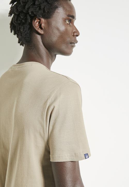 POLO - Mens Essential Crew Neck Short Sleeve Tee - Taupe