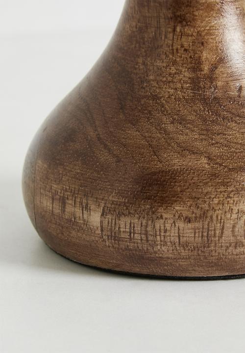 Sixth Floor - Wooden Handle Holder - Natural & Gold