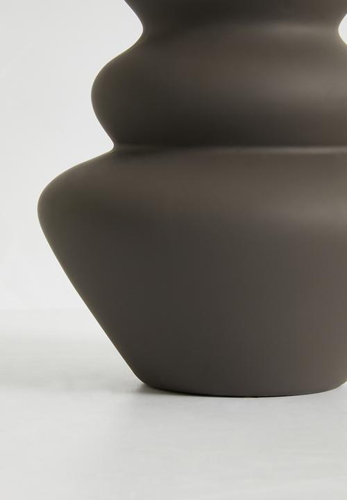 Sixth Floor - Ceramic Vase - Black