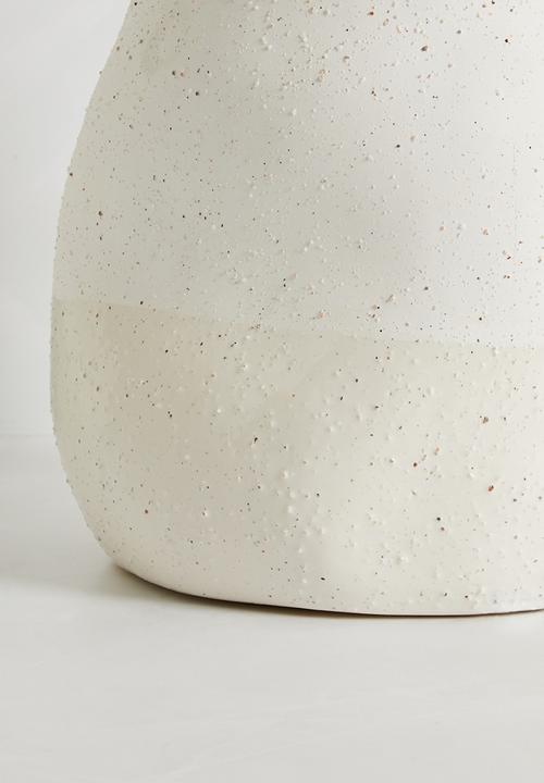 Sixth Floor - Opulent oasis vase - white