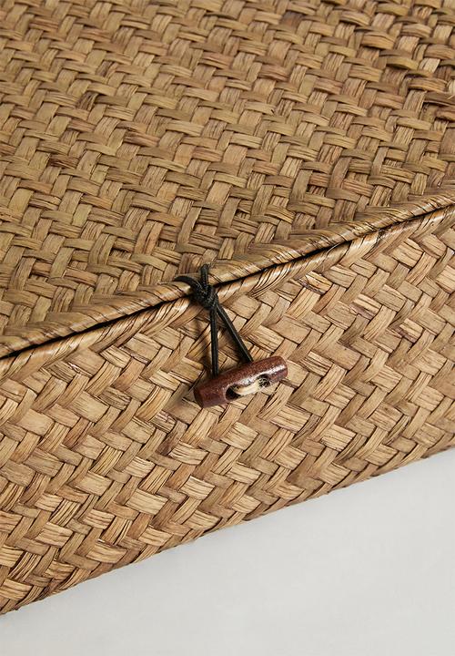 Sixth Floor - Set of Seagrass Storage Baskets - Natural