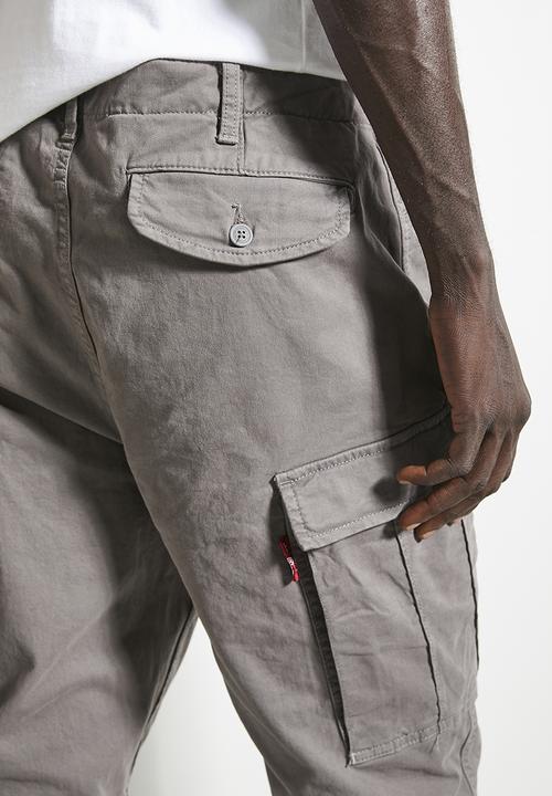 Levi’s® - Lo-ball cargo za pewter - grey 