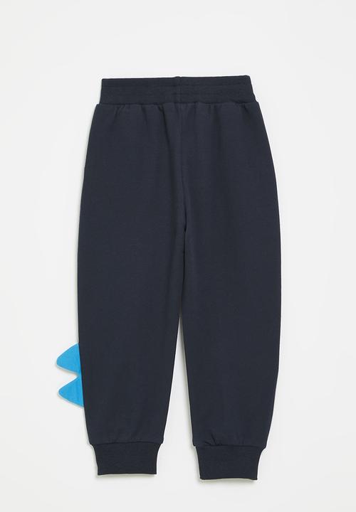 Pop Candy - Applique sweat pants - blue