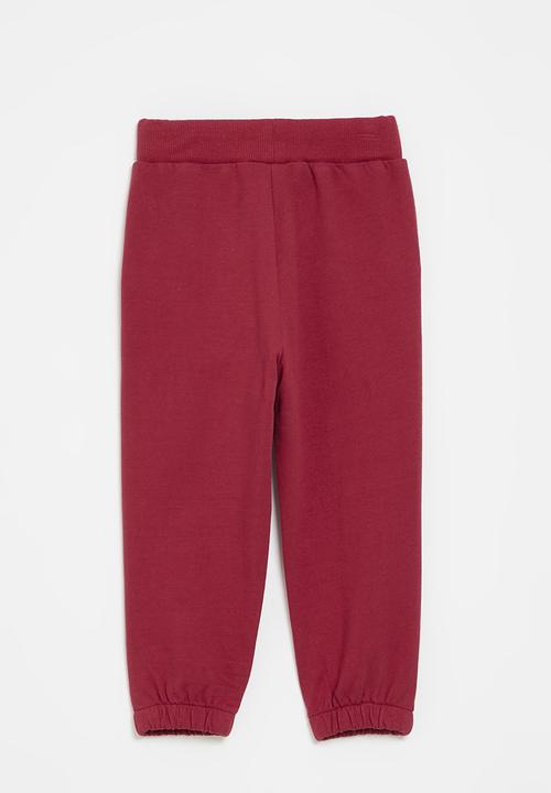 Pop Candy - Sweat pants-red