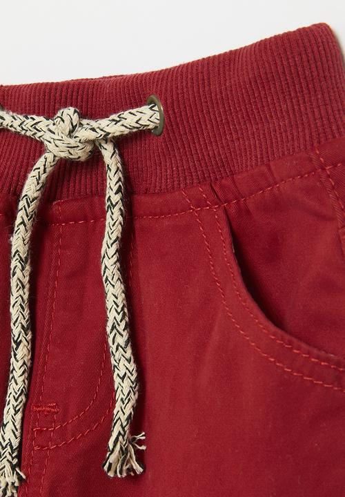 Pop Candy - Drawstring pants - maroon