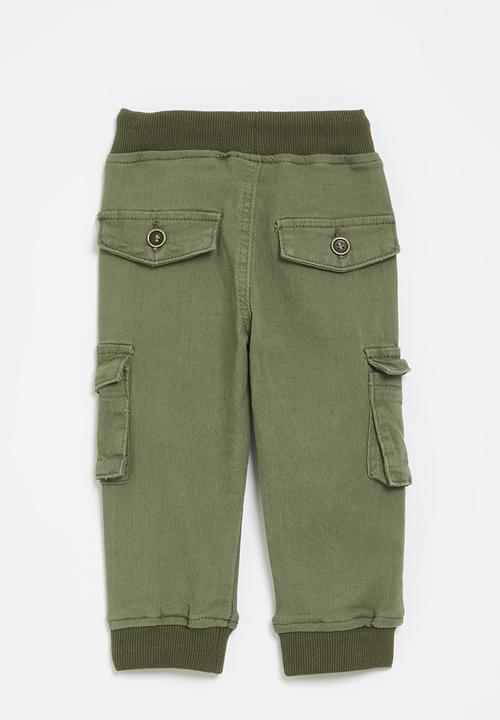 Pop Candy - Utility pants - green