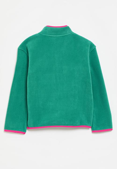 JEEP - Micro fleece pullover - emerald green