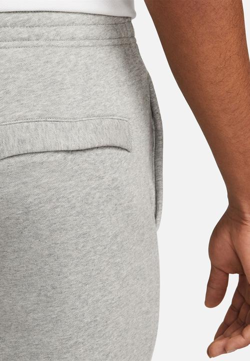 Nike - NSW Club Fleece Taper Pant - Dark Grey Heather/ White