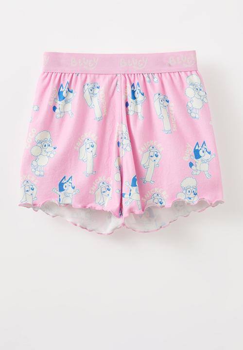 Cotton On - Dani short sleeve pyjama set licensed - lcn blu fairy pink/coco