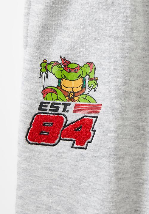Cotton On - License sammy relax trackpant - lcn nic fog grey marle/tmnt 84