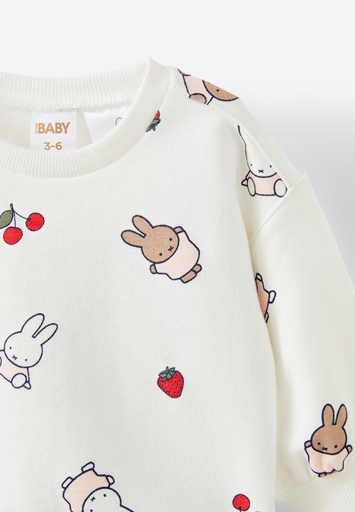 Cotton On - Riley sweater lcn - lcn mif vanilla/miffy