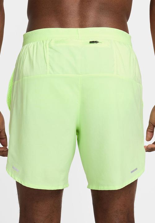 Nike - Dri-FIT 18cm (approx.) Brief-Lined Running Shorts - Volt/Barely Volt