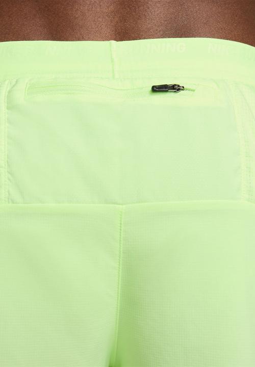 Nike - Dri-FIT 18cm (approx.) Brief-Lined Running Shorts - Volt/Barely Volt