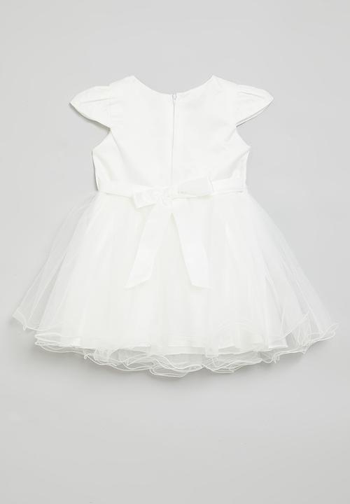Pop Candy - Combo dress-white