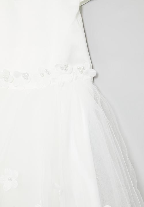 Pop Candy - Combo dress-white