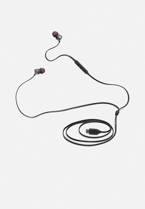 JBL - T310C USB-C In-Ear Headphones - Black