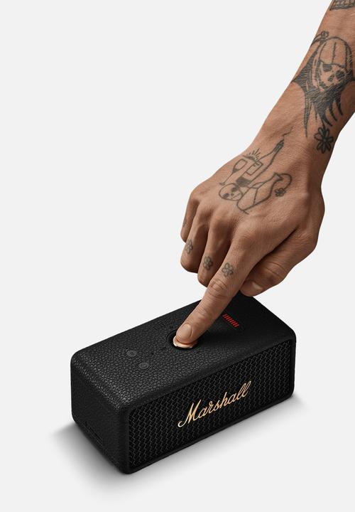 Marshall - Marshall Emberton III Portable BT Speaker - Black. Brass