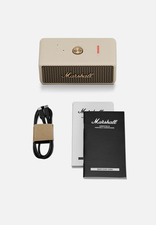 Marshall - Marshall Emberton III Portable BT Speaker - Cream