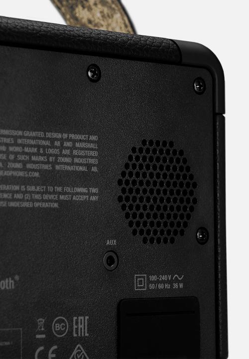 Marshall - Marshall Kilburn II Portable BT Speaker - Black & Brass