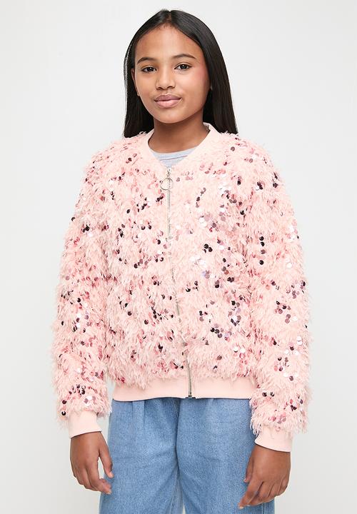 Pop Candy - Sequined bomber jacket - pink