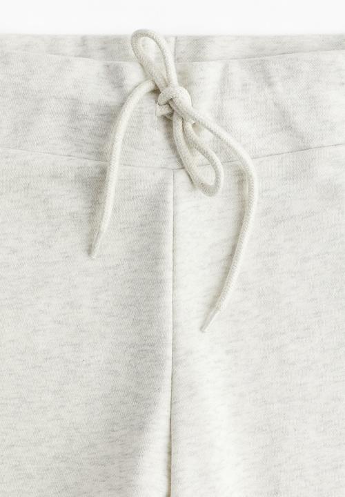 H&M - Straight joggers - light grey marl