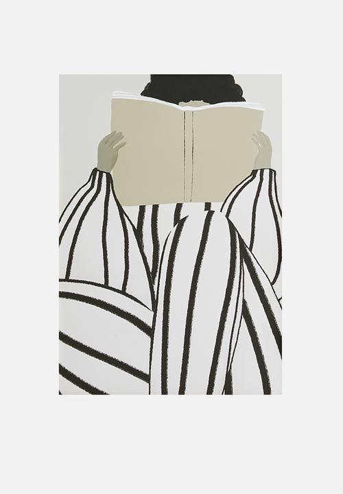 MJ Design Studio - Reading Women Wall Art