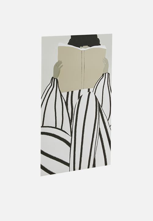 MJ Design Studio - Reading Women Wall Art