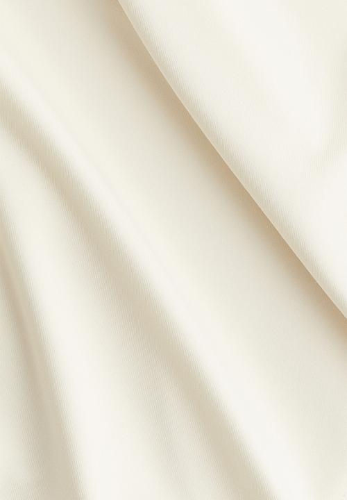 H&M - Draped jersey top - white