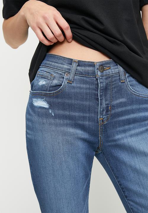 Levi’s® - Curvy Hirise Superskinny - Back To Square Blue