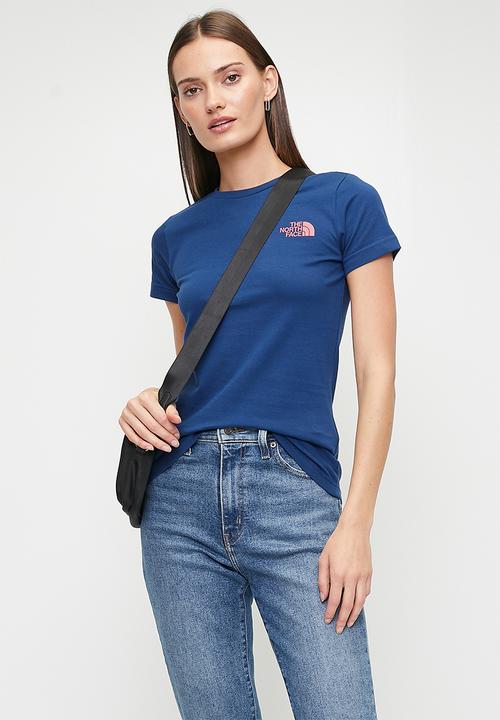 The North Face - Box Nse Slim Tee - Estate Blue-Metal