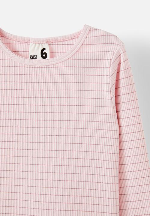 Cotton On - Jade crew - tea party pink/sparkle
